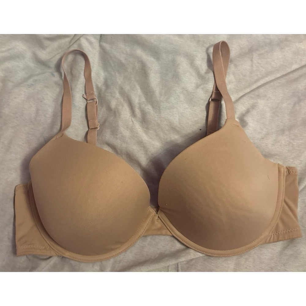 Flirtitude Beige Lightly Lined Full Coverage Underwire Bra,‎ Size 38C